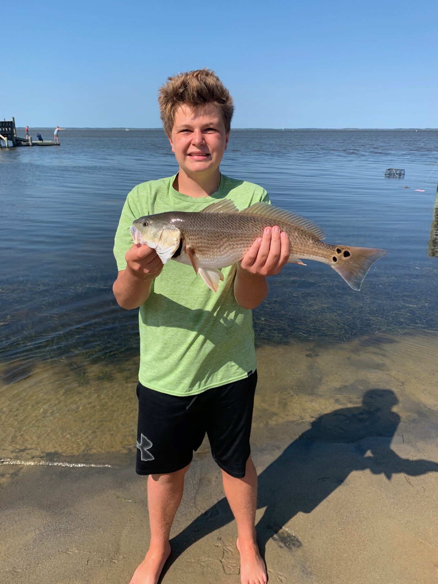 Red drum fishing on outer banks