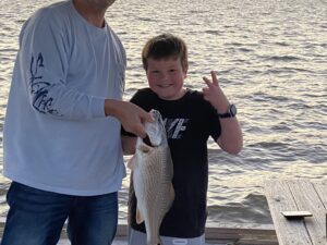 Red drum Duck and outer Banks sound fishing