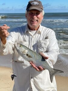 Outer banks fishing in fall. 