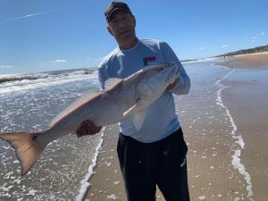 Red drum fishing In Duck and Corolla. 