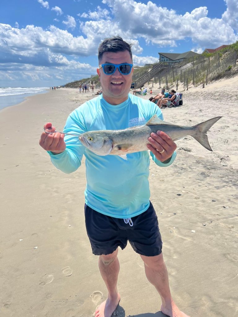 Good Bluefish Fishing On Corolla Beach 6/4/24 Bob's Bait & Tackle