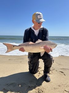 Surf fishing in Duck 